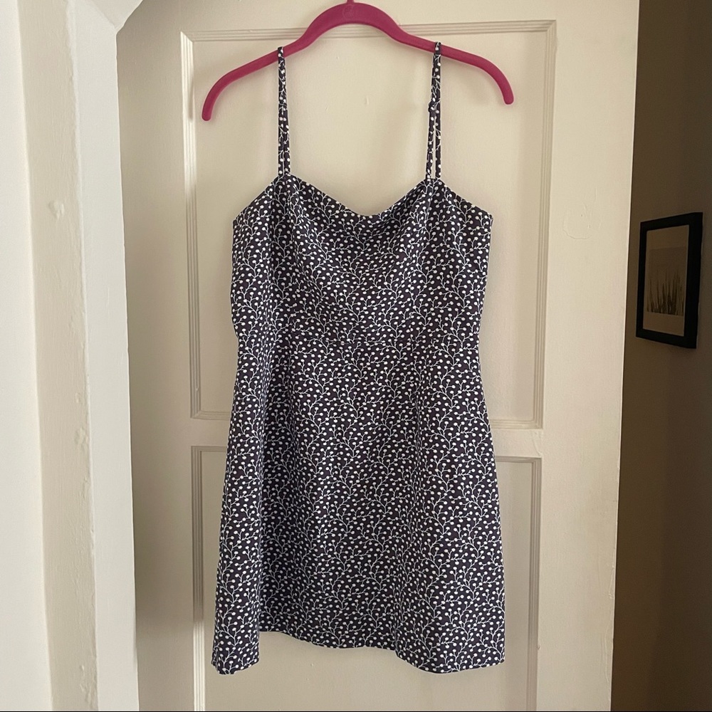 French Connection Blue Floral Mini Dress